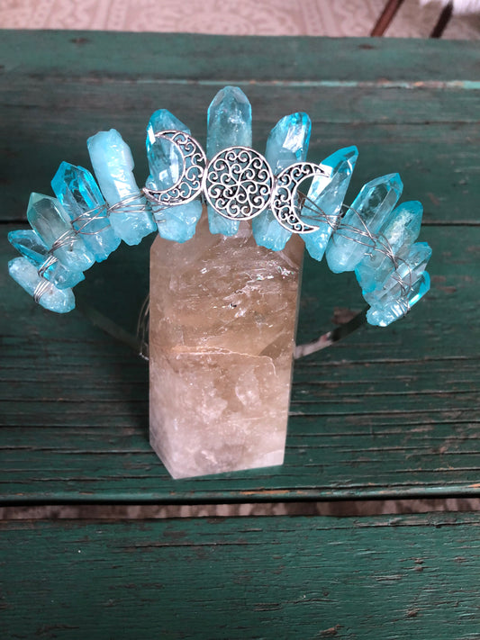 Crystal Crown in Turquoise
